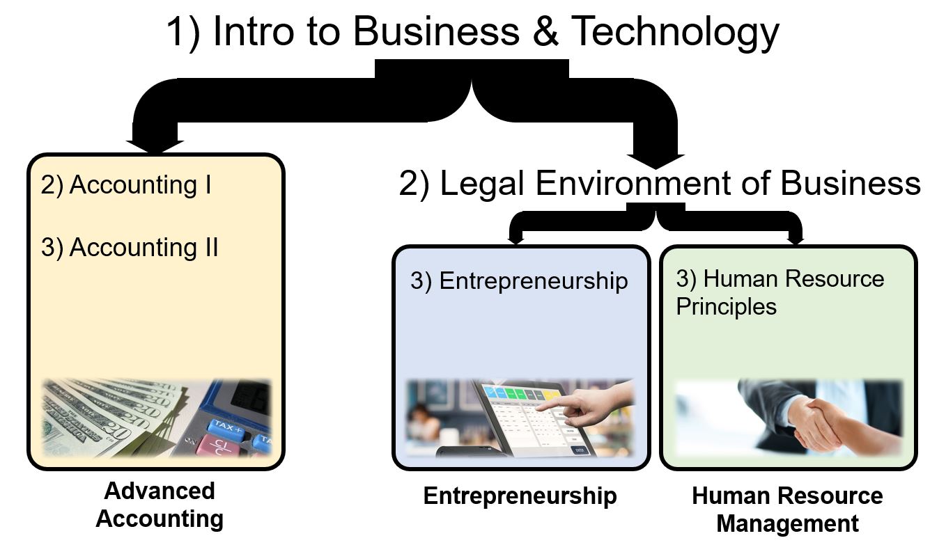 Business & Finance Pathways Course Flow