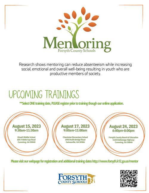 mentor trainings 