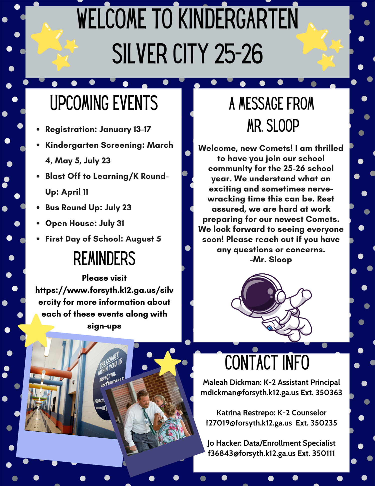 Kindergarten Events