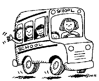 School bus cartoon